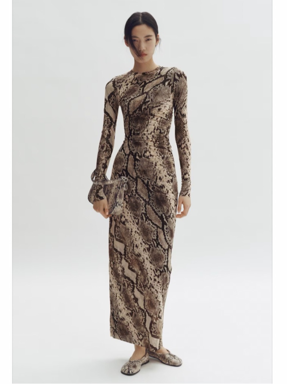 Stella McCartney x H&M Snakeskin Print Mesh Dress.